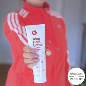 Aloe Heat Lotion fra studioaloe til ømme muskler